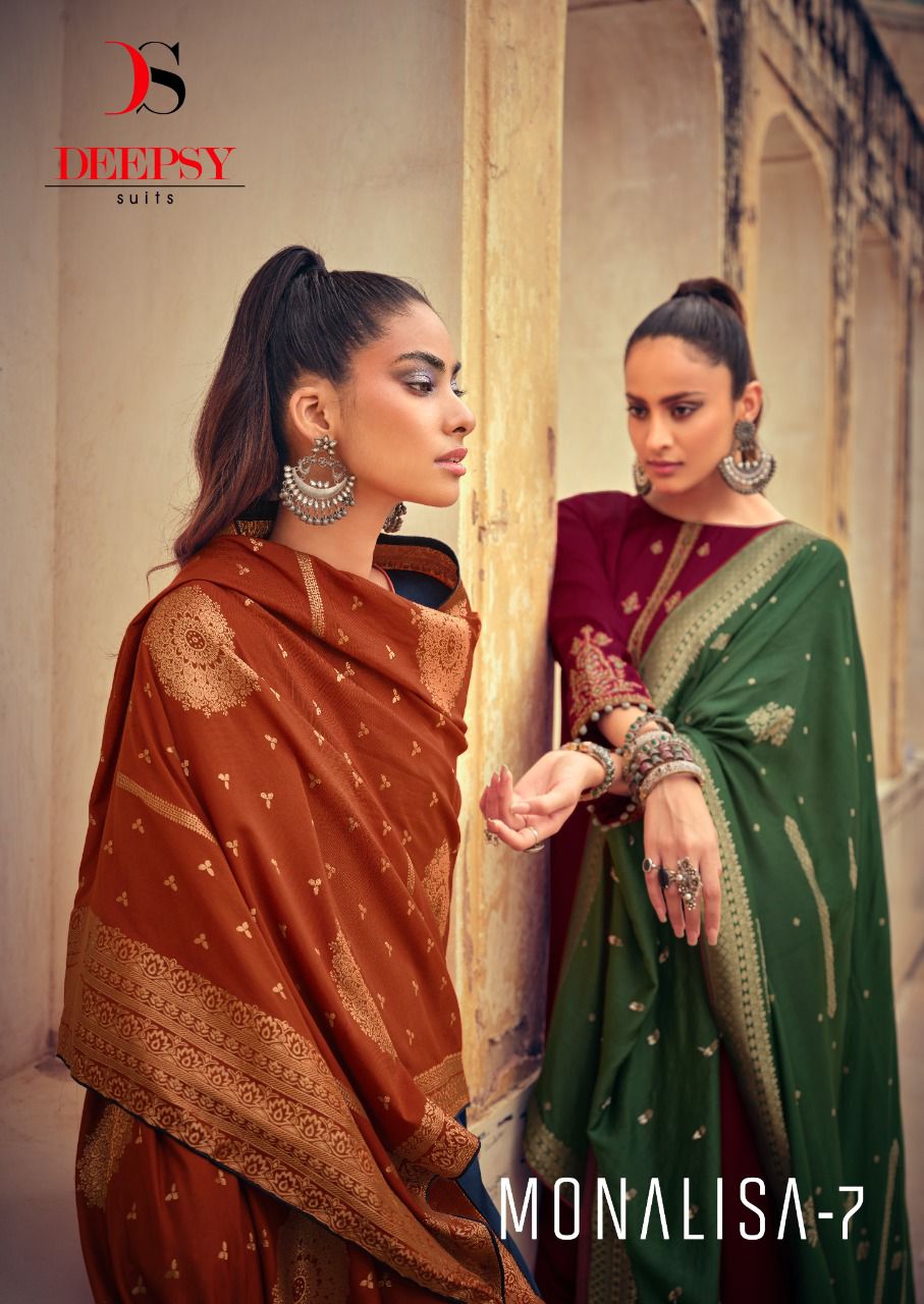 Deepsy Suits Monalisa Vol 7 Mini Silk Wholesale Salwar Kameez Collection Surat