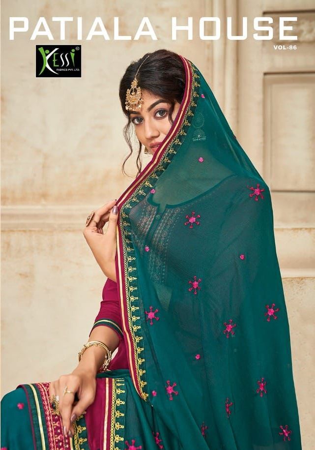 Kessi Fabrics Patiala House Vol 86 Jam Silk Designer Salwar Kameez Wholesale Price