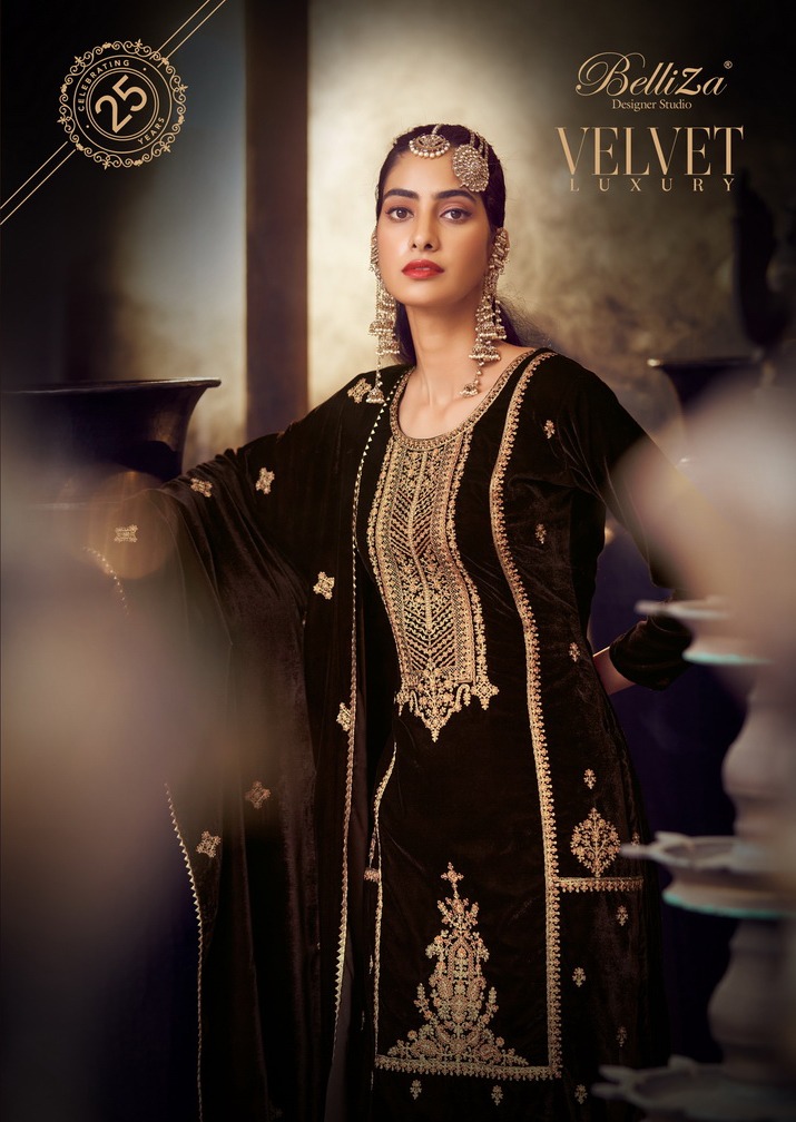 Belliza Designer Velvet Luxury Winter Wear Salwar Kameez Collection Surat