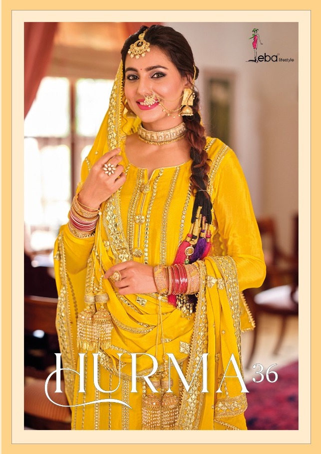 Eba Lifestyle Hurma Vol 36 1345-1348 Series Karwa Chauth Spceial Collection Wholesale Price