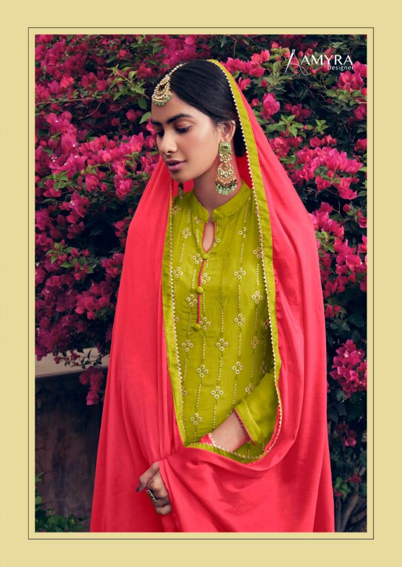 Aamyra Designer Naaz 101-104 Series Party Wear Straight Salwar Kameez Collection Surat