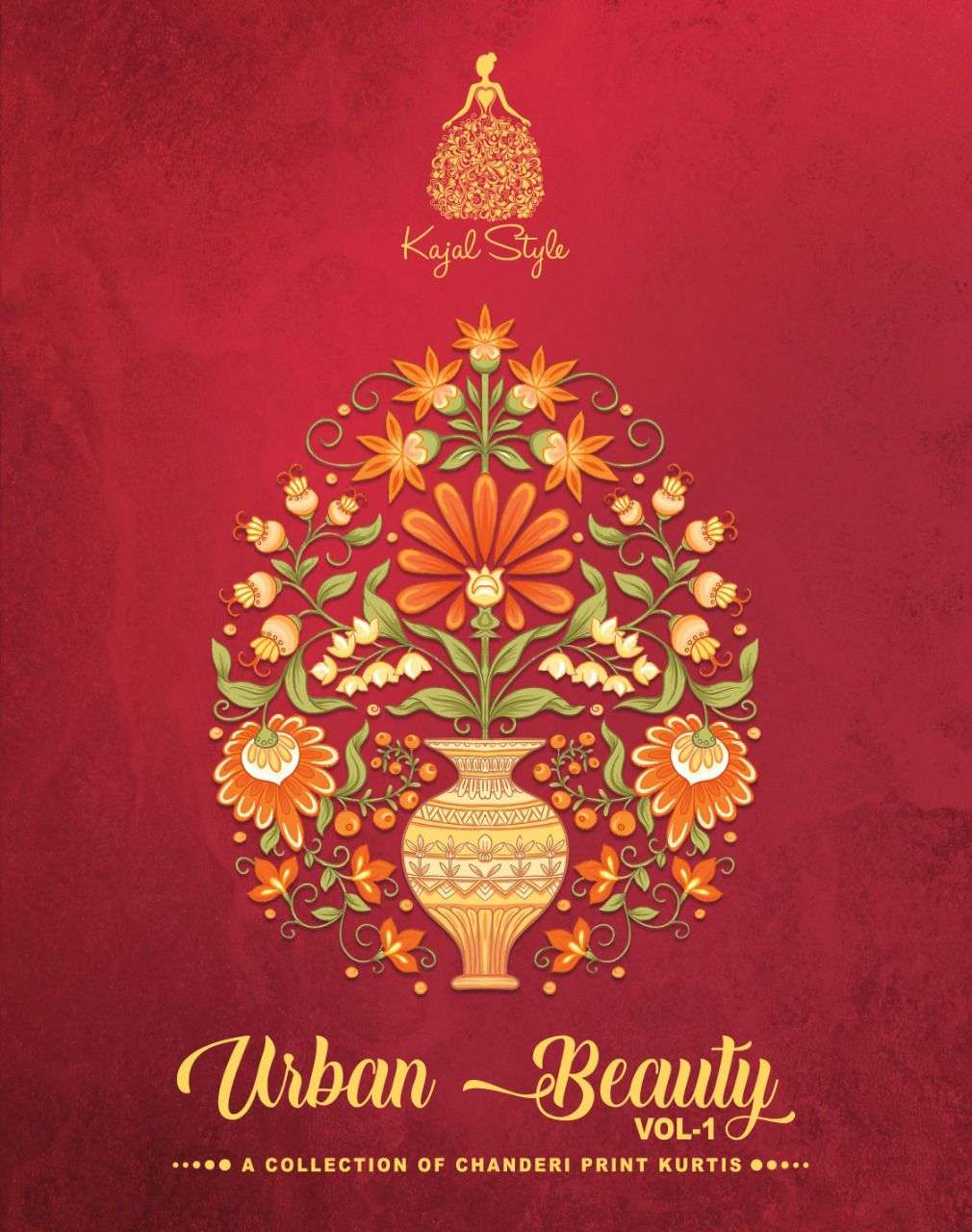 kajal style urban beauty vol 1 1001-1008 series stylish designer kurti catalogue surat 