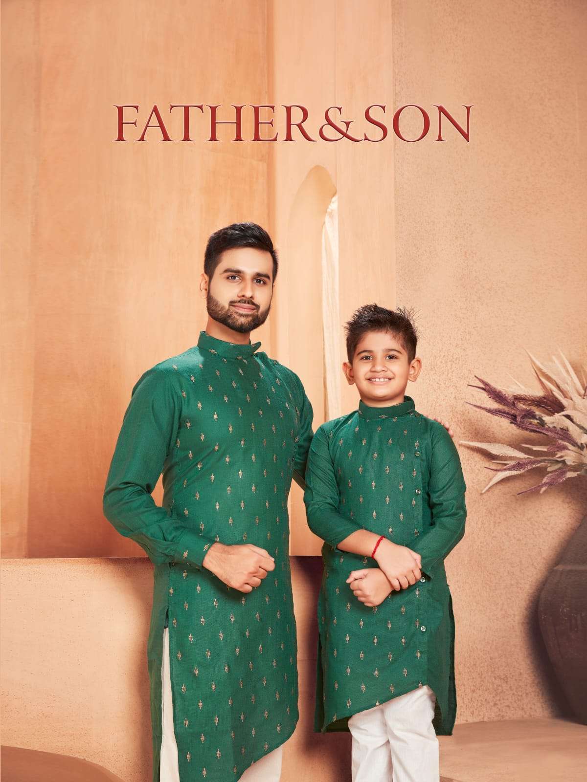 banwery father and sons mens and kids kurta and pyjama combo set wholesaler surat