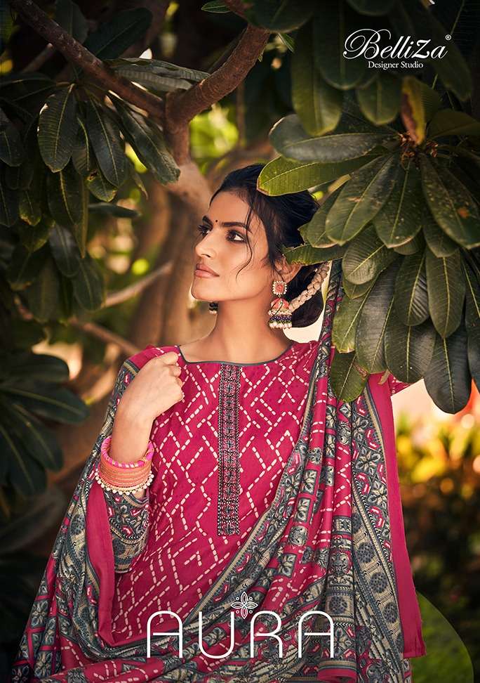 belliza aura pashmina stylish designer salwar kameez catalogue wholesaler surat 