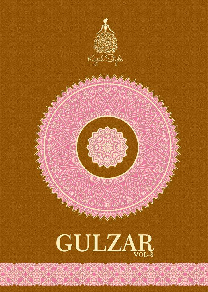 kajal style gulzar vol 8 1001-1008 series stylish designer kurti catalogue wholesaler surat