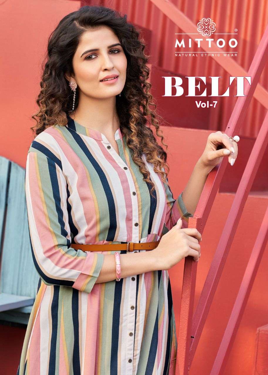  mittoo belt vol 7 fancy designer kurti catalogue collection 2022