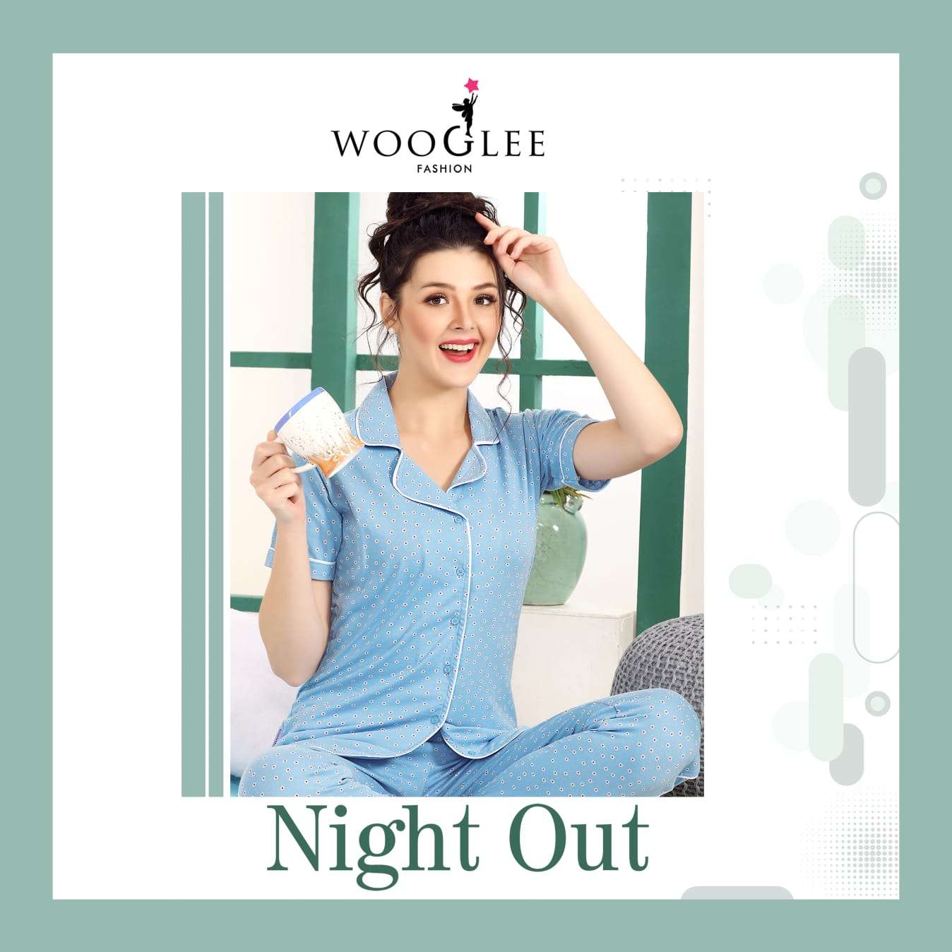 wooglee night out hosiery cotton wear night dress online purchasing wholesale surat 