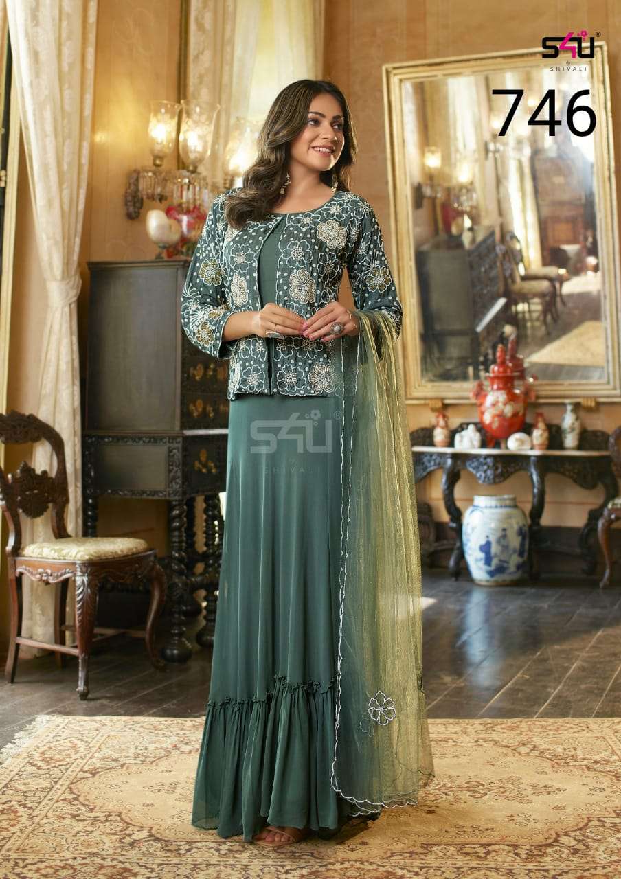 s4u 746 designer party wear collection wholesale price