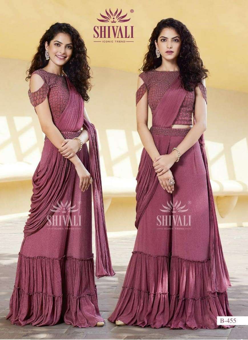 shivali b-455 exclusive party wear western look dress online shopping surat dealer 