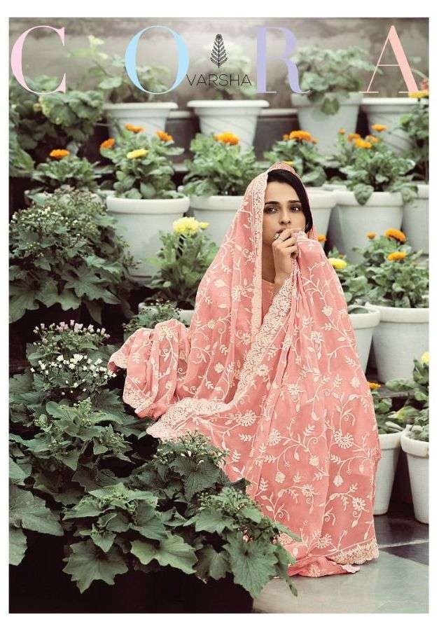 varsha fashion cora salwar kameez catalogue wholesale price surat