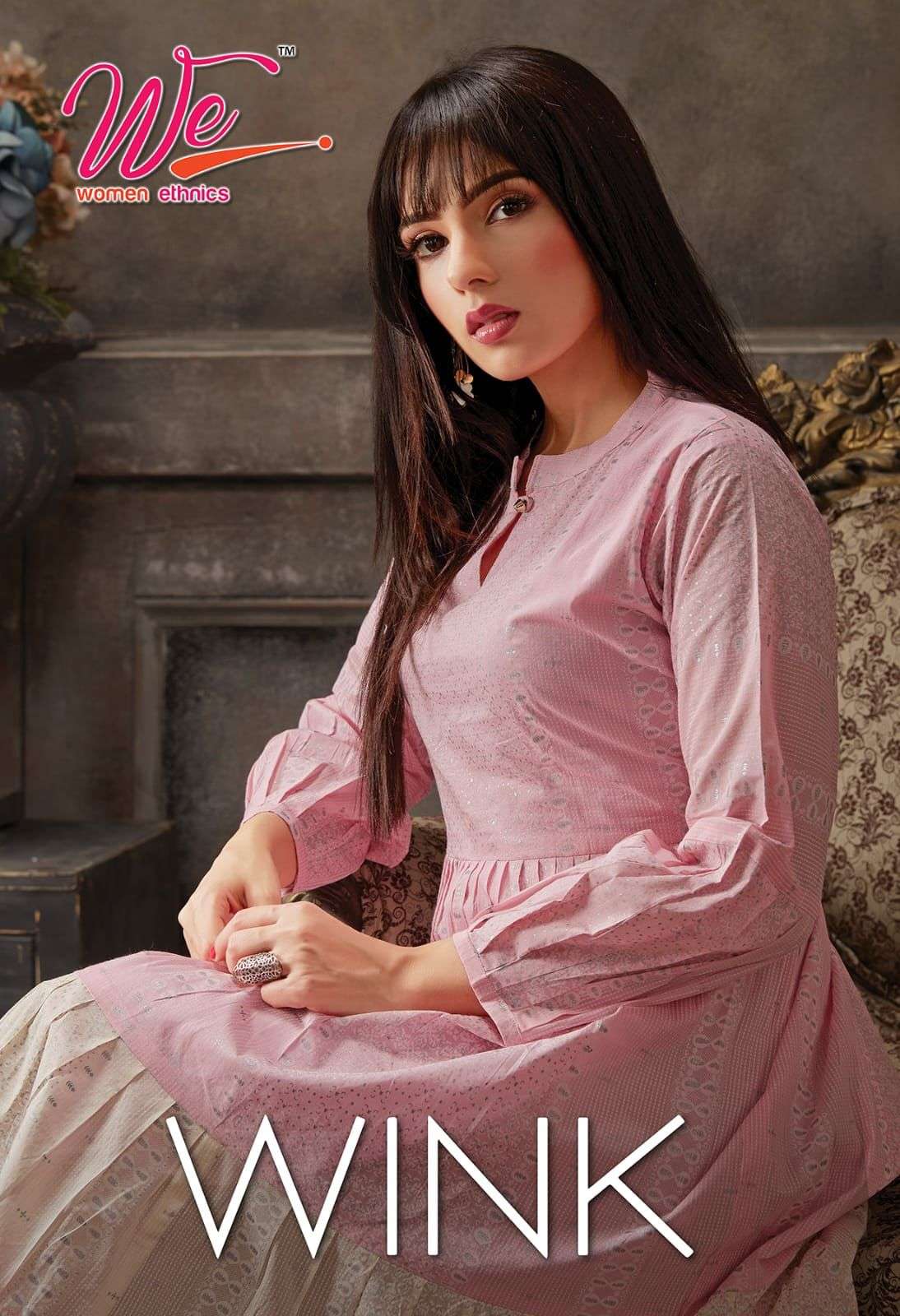 we wink cotton with inner long pattern kurti collection online shopping surat 