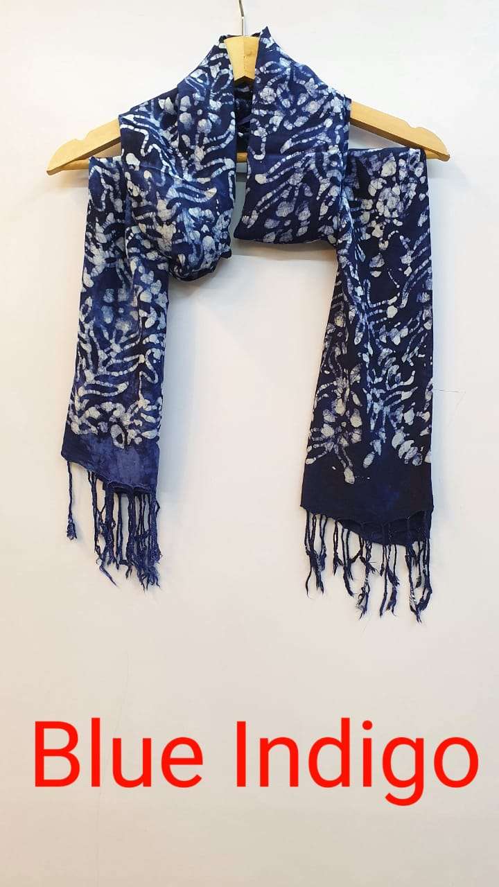 pratham fashion blue indigo scarf collection wholesale price surat