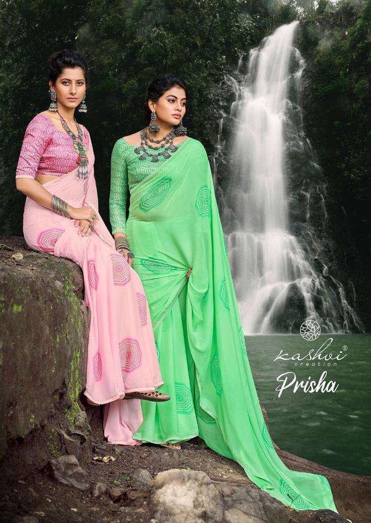 kashvi creation prisha 2761-2770 series masakali silk designer saree online wholesaler surat
