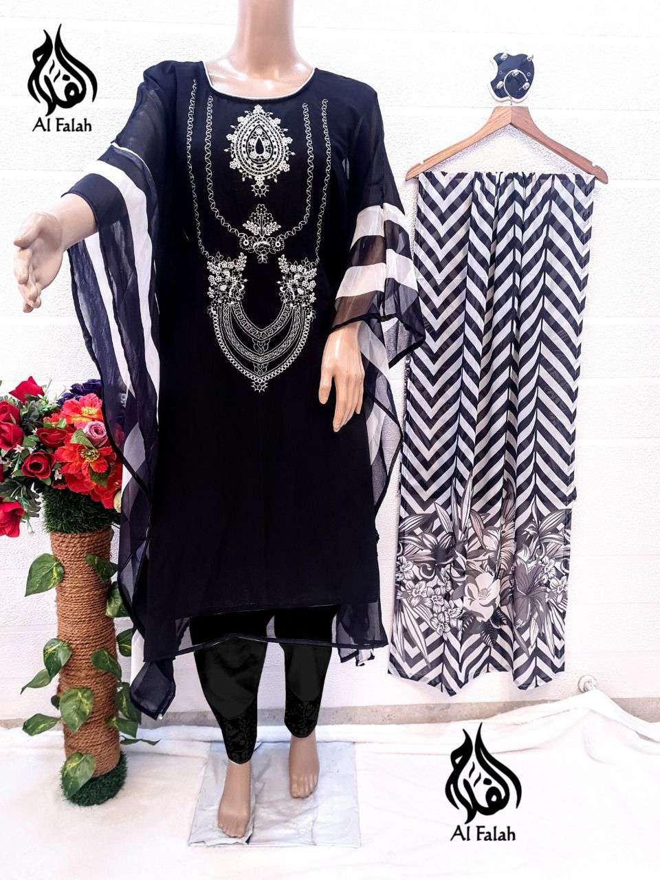 al falah 1007 readymade designer pakistani salwar kameez manufacturer surat 