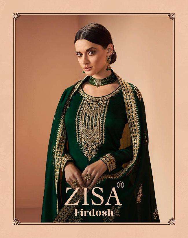 zisa firdosh 14241-14246 series trendy designer salwar kameez manufacturer surat 