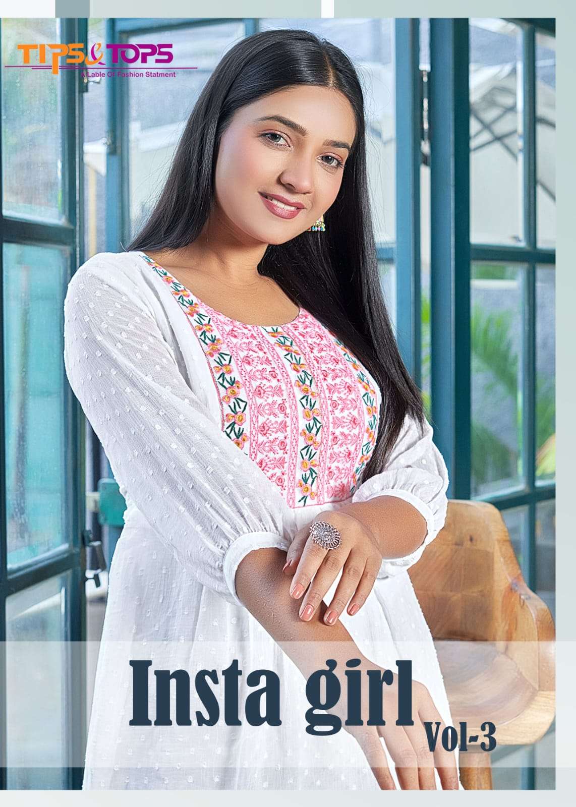 tips&tops insta girl vol-3 fancy western short tops indian wholesale price surat gujarat