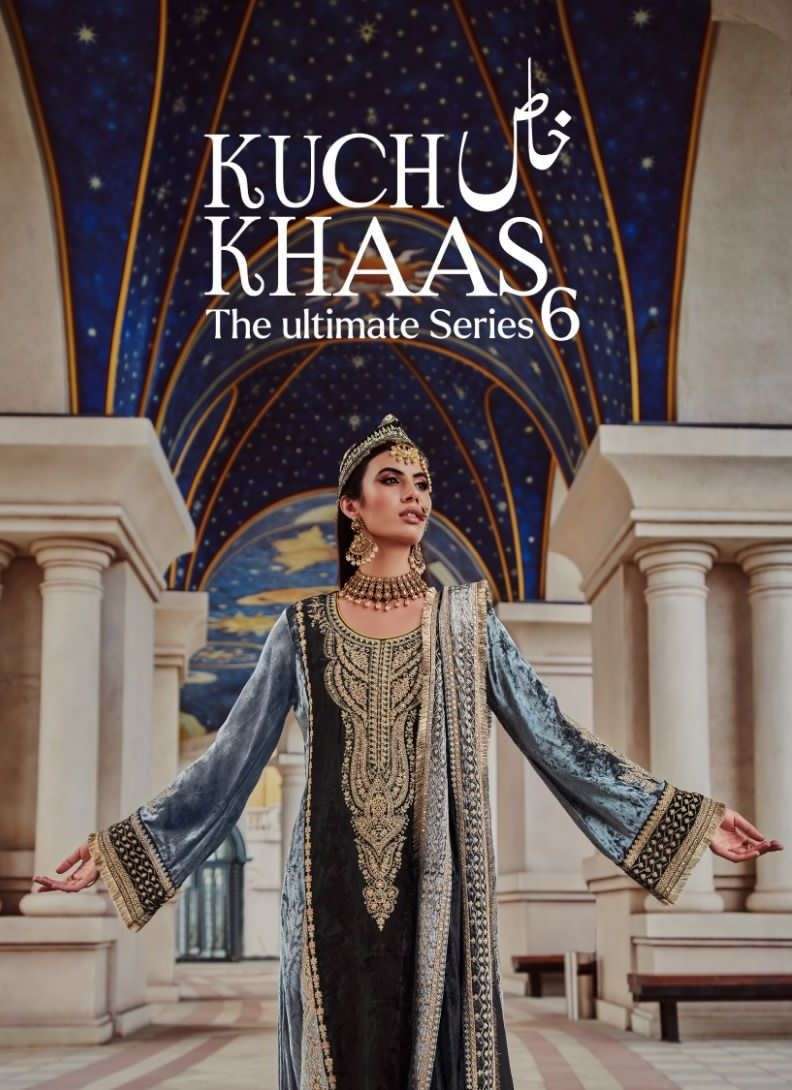 kuch khaas the ultimate series vol-6 1061-1068 series velvet designer party wear winter collection wholesale price 