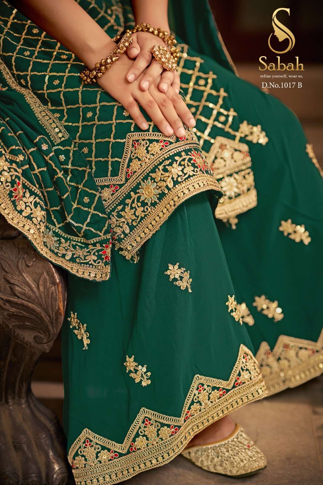  sabah zeel 1017 colour series heavy chinon designer party wear semi stich suits online dealer wholesale price india 