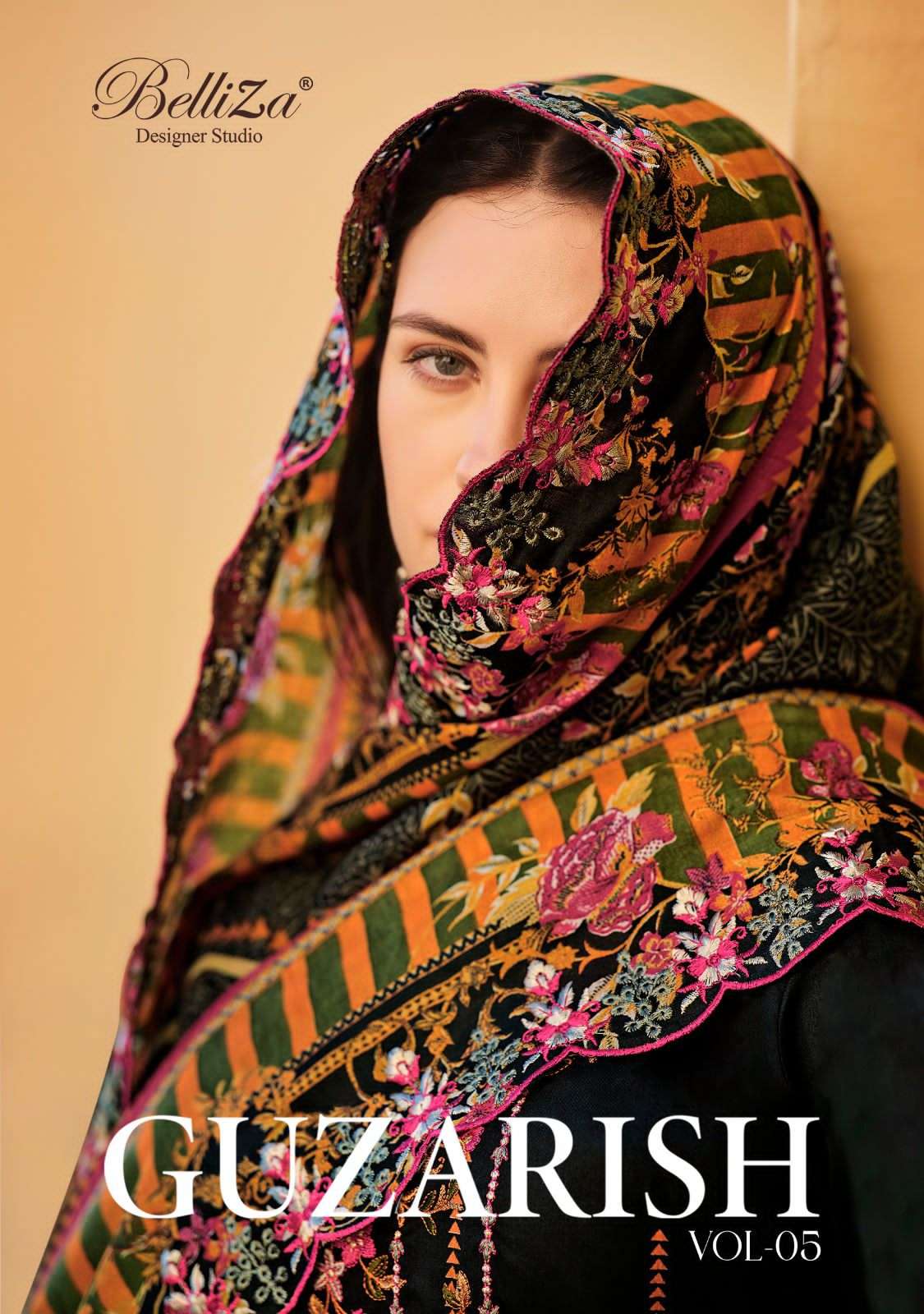 belliza designer studio guzarish vol-5 fancy pakistani salwar kameez latest catalogue surat gujrat 