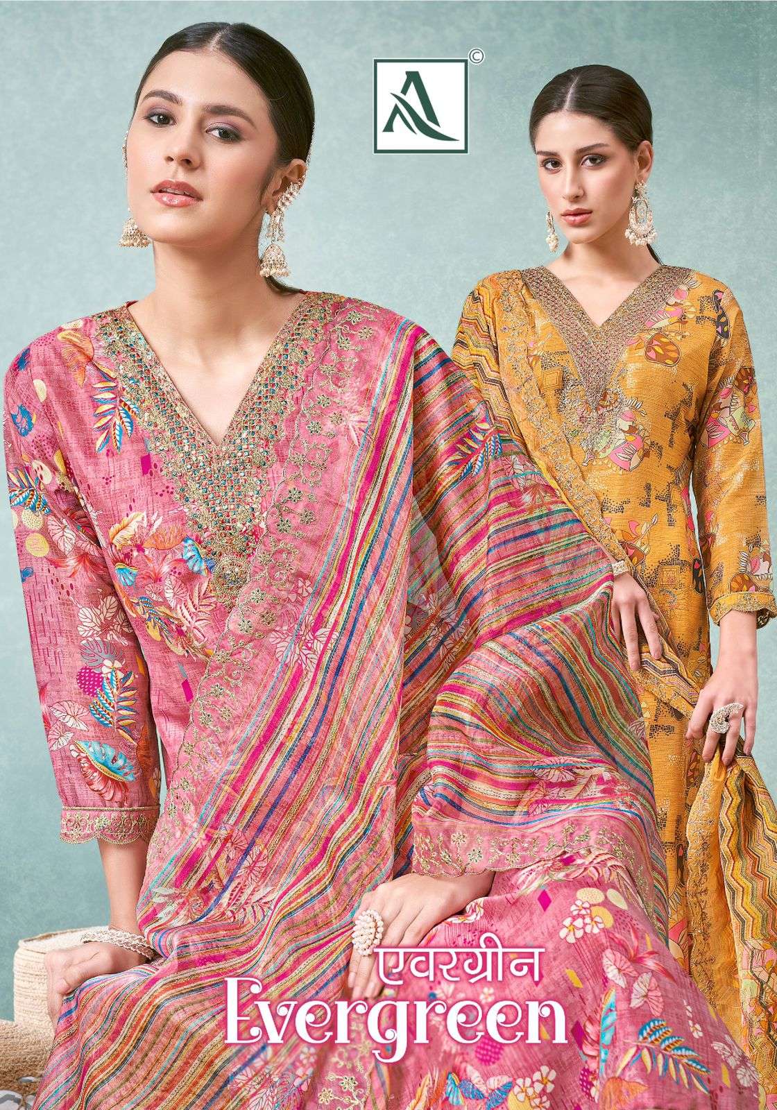 alok suit evergreen unstich designer salwar kameez catalogue at wholesale market surat gujarat