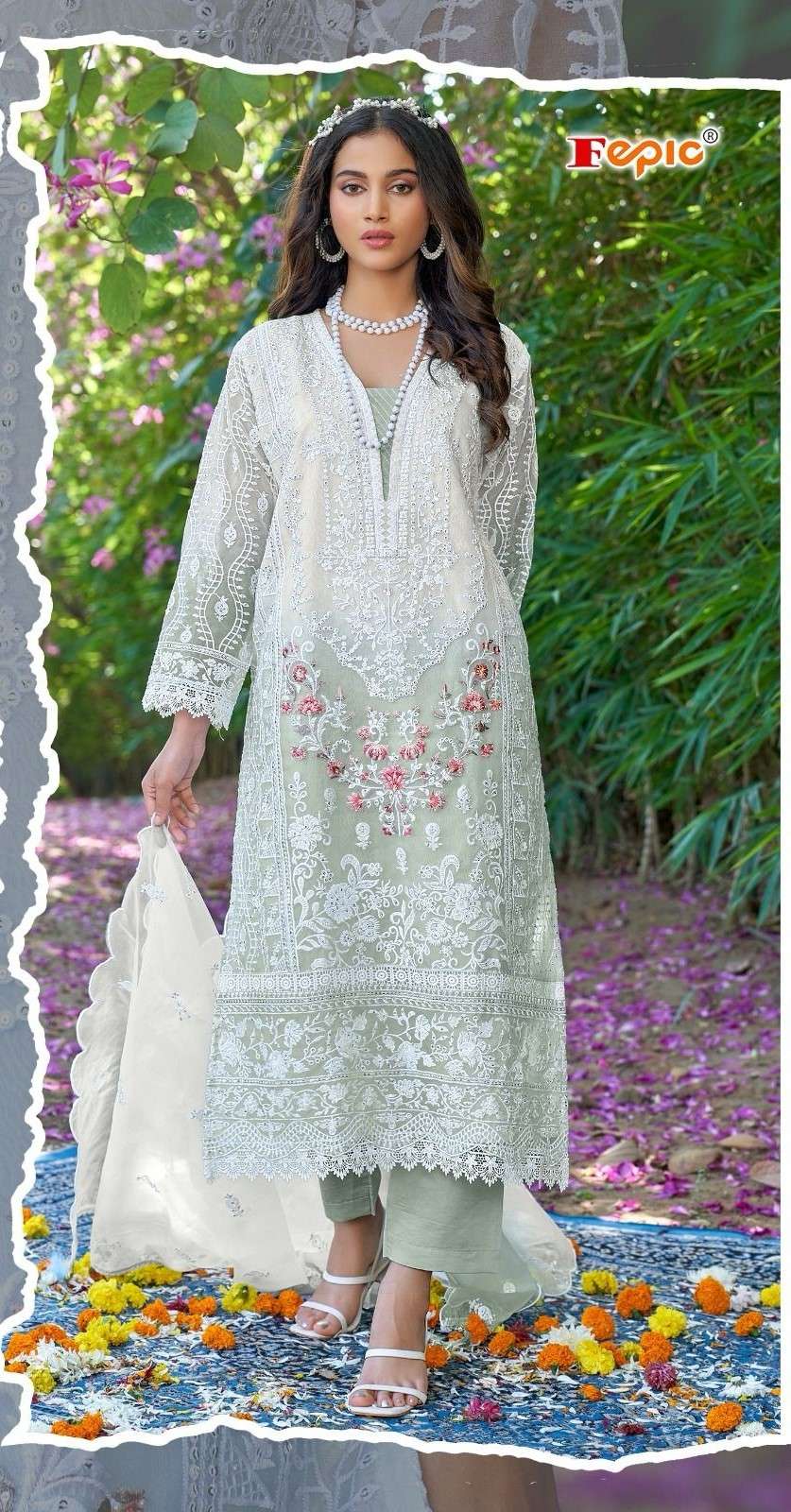 fepic 1729 series exclusive designer pakistani salwar kameez catalogue manufacturer surat gujarat