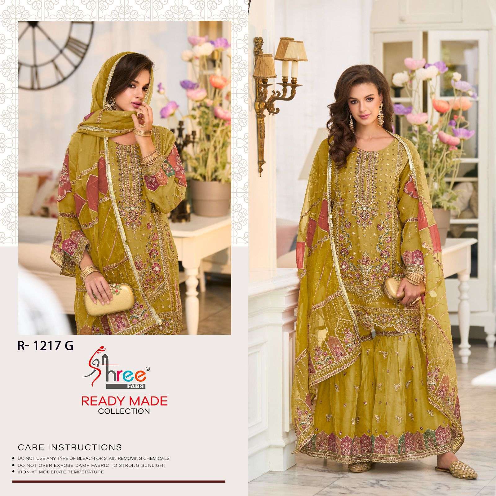 shree fabs 1217 colours readymade salwar kameez wholesale price surat india