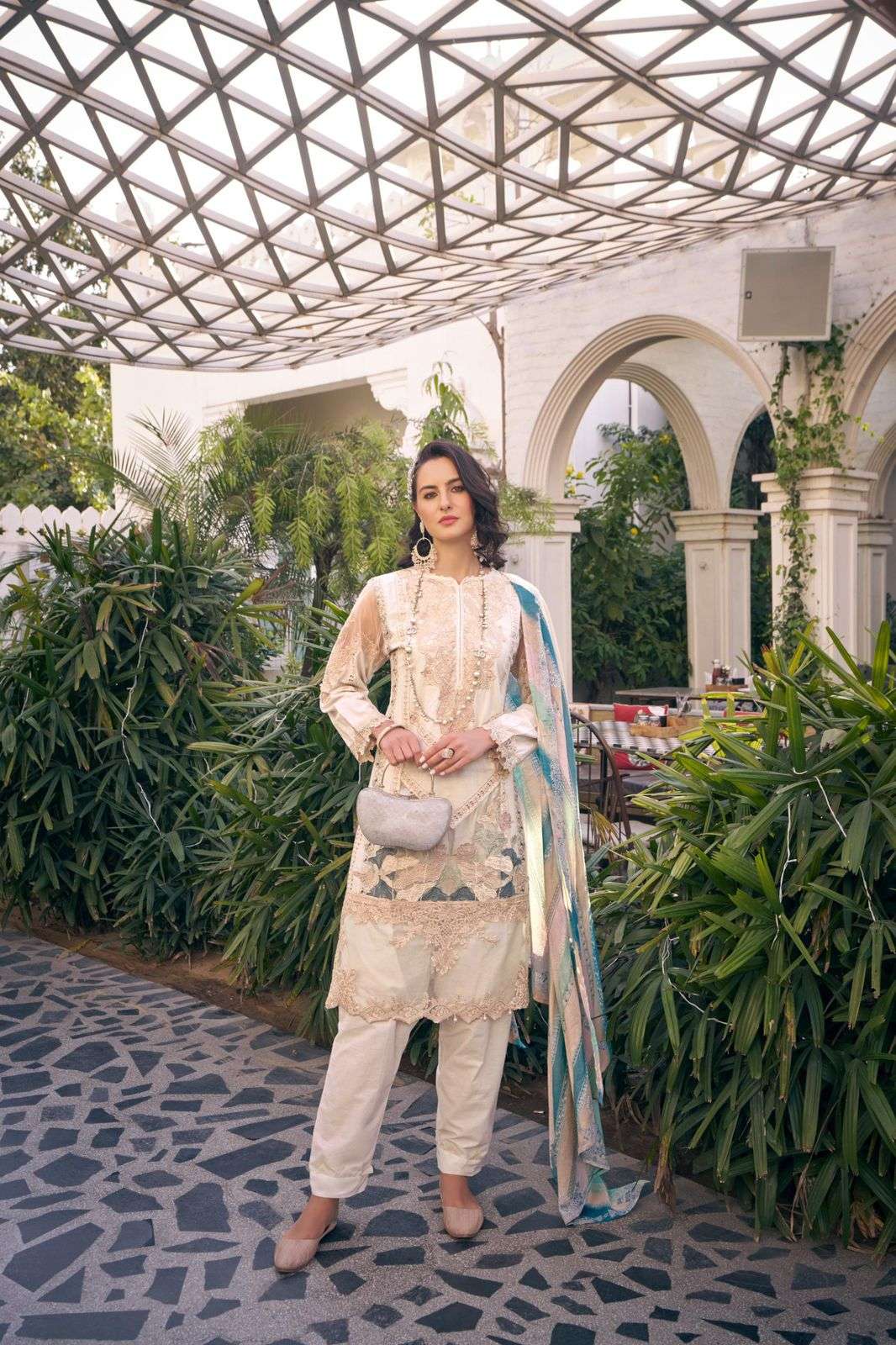 shree fabs 1278 colours cotton readymade pakistani suits collection surat gujarat