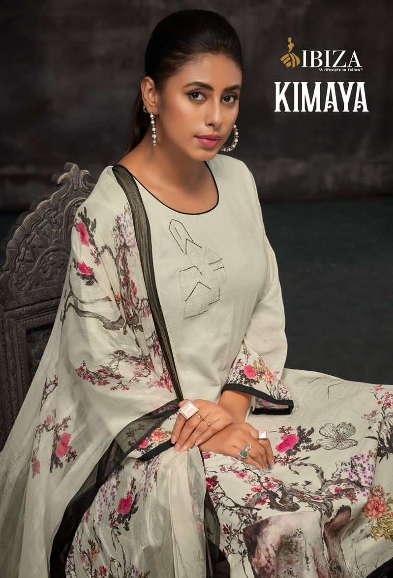 ibiza kimaya 10863-10866 series pure linen cotton designer salwar kameez catalogue wholesale price surat gujarat 