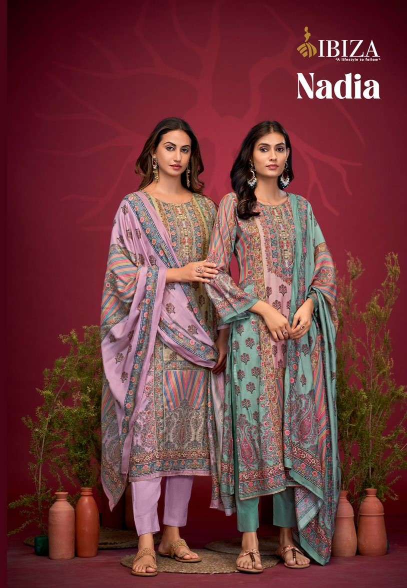 ibiza nadia 10943-10946 series exclusive designer salwar kameez catalogue wholesale price surat gujarat 