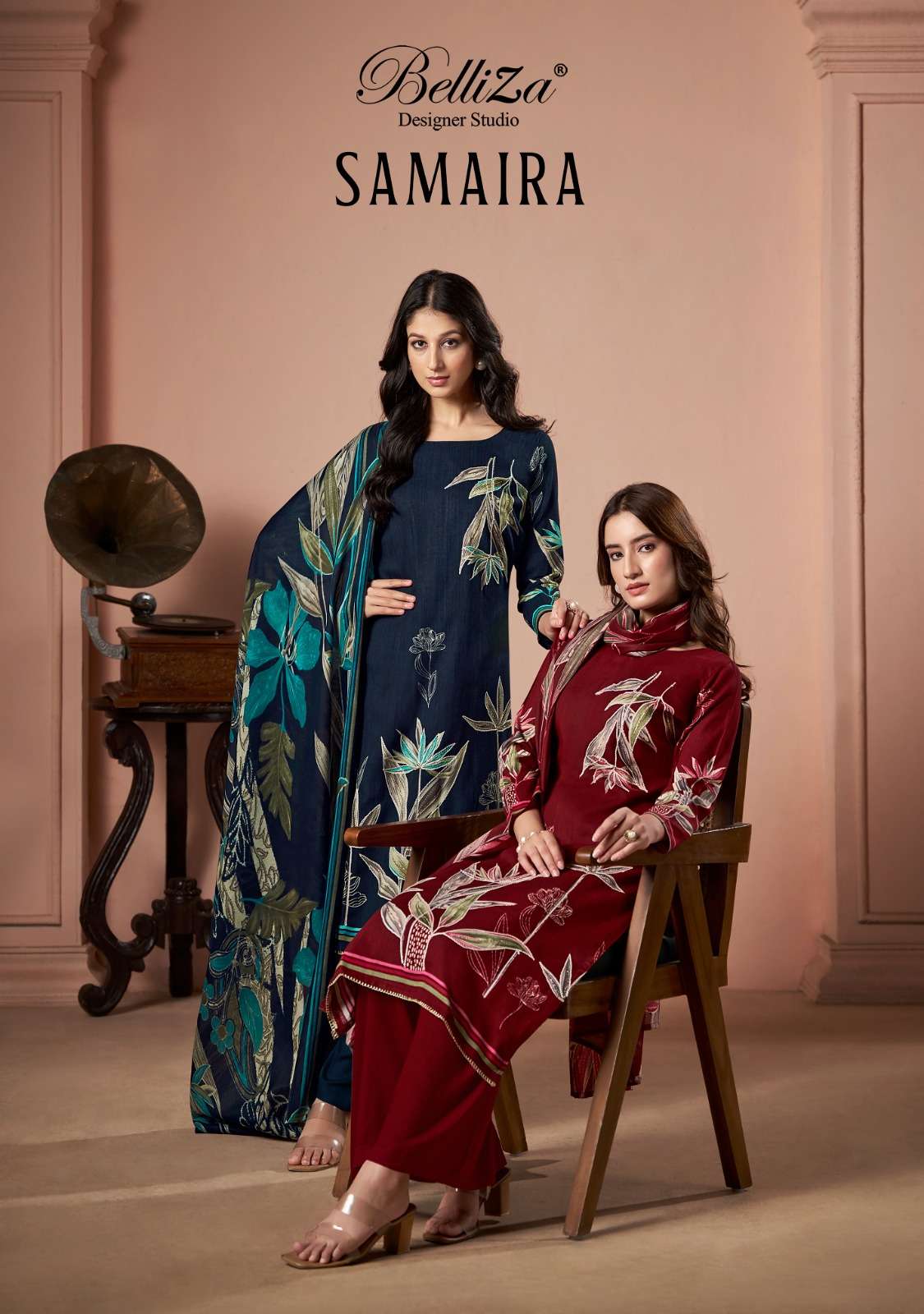 belliza designer studio samaira viscose rayon salwar kameez catalogue online wholesale rate surat 