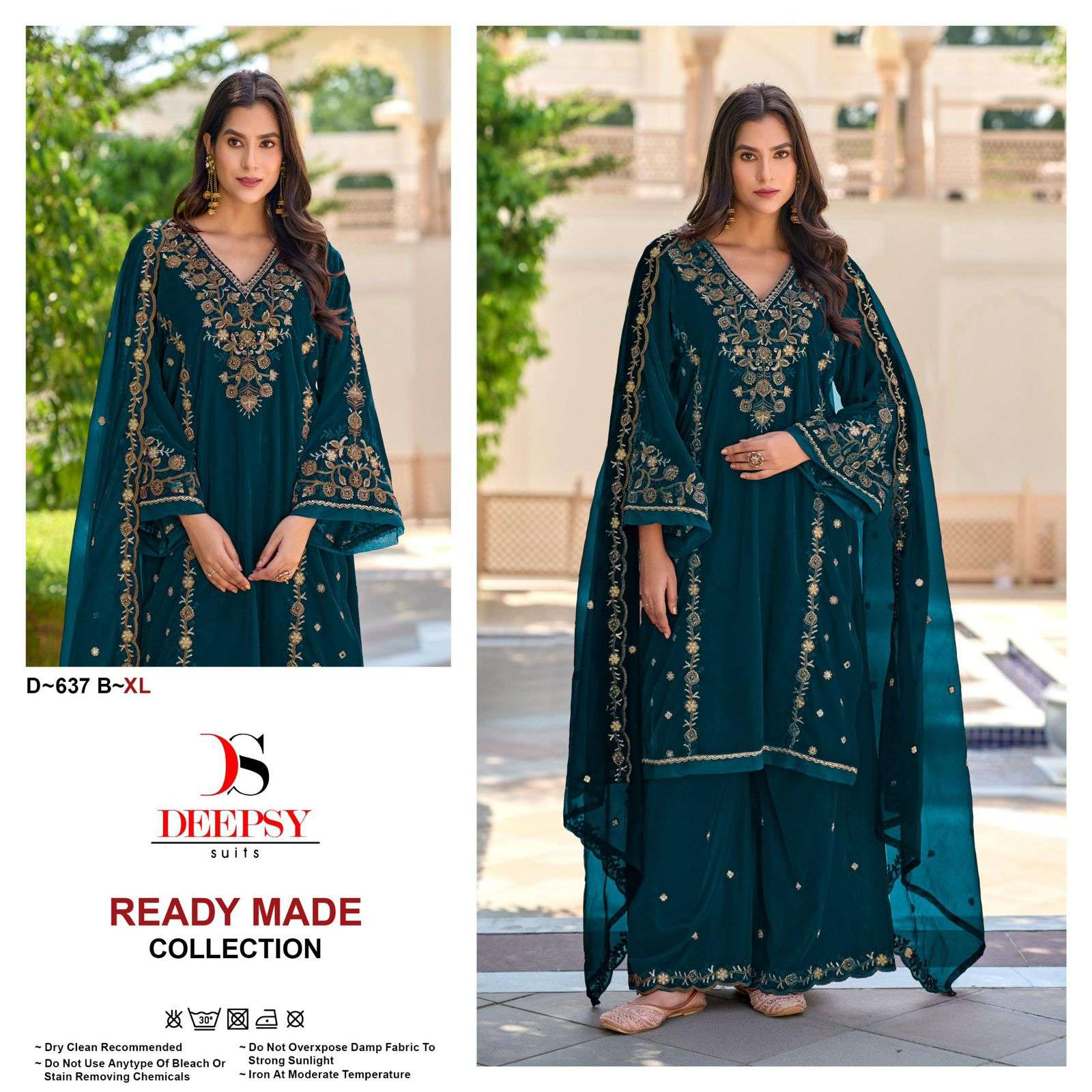 deepsy suits 637 colour series designer velvet heavy embroidred ready to wear salwar kameez wholesalers 