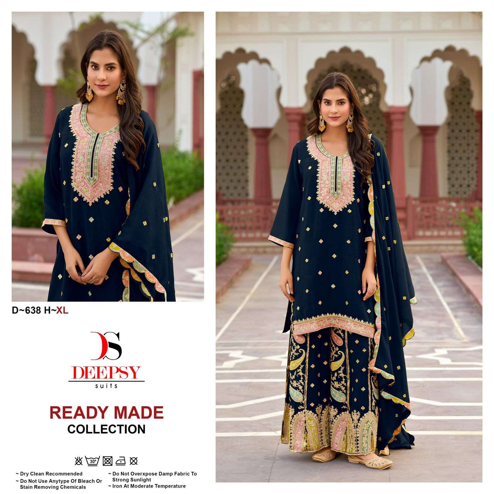 deepsy suits 638 colour series designer velvet embroidred party wear stich salwar kameez collection wholesale dealer surat