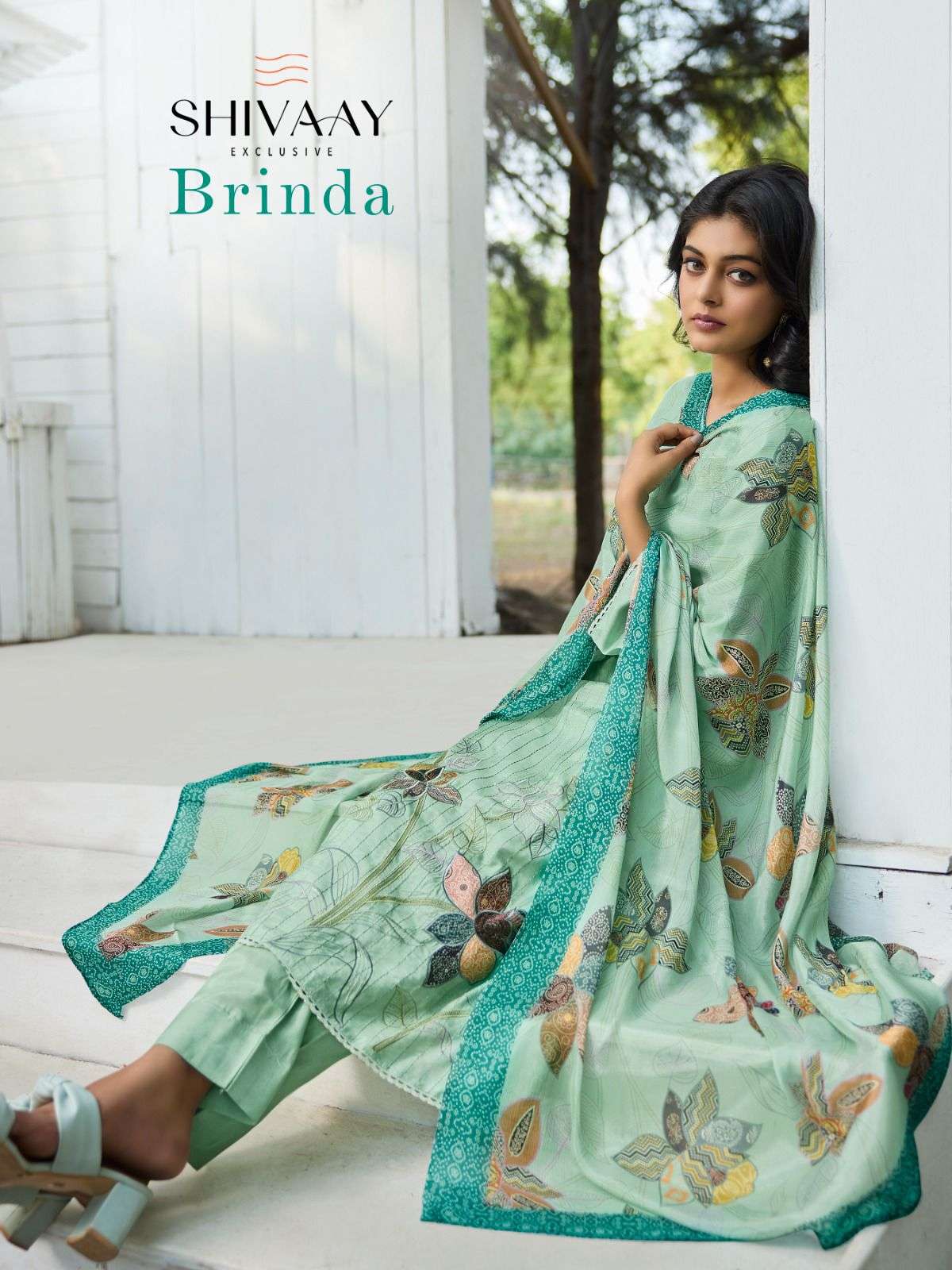 shivaay brinda 15657-15660 series pure viscose muslin salwar kameez catalogue wholesale price surat