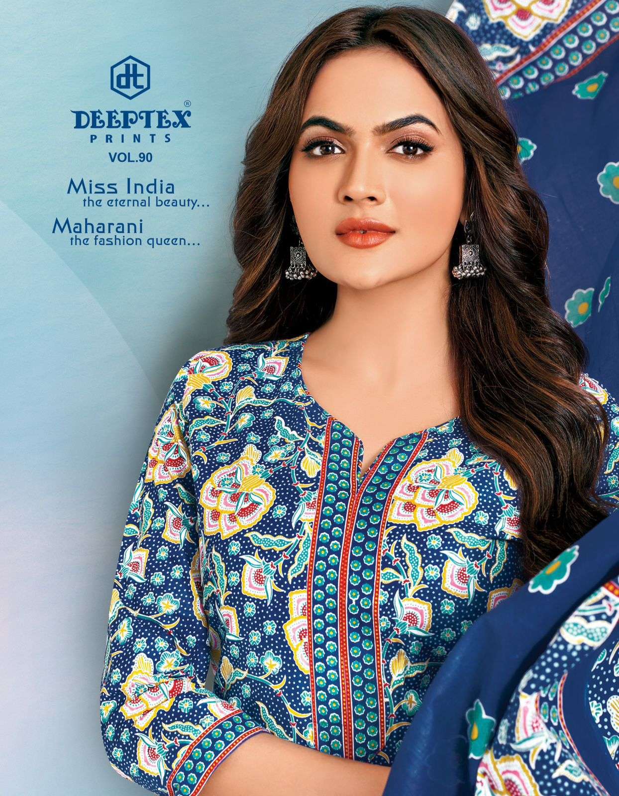 deeptex prints miss india vol 90 9001-9016 series summer special cotton lowest rate salwar kameez set to set only 