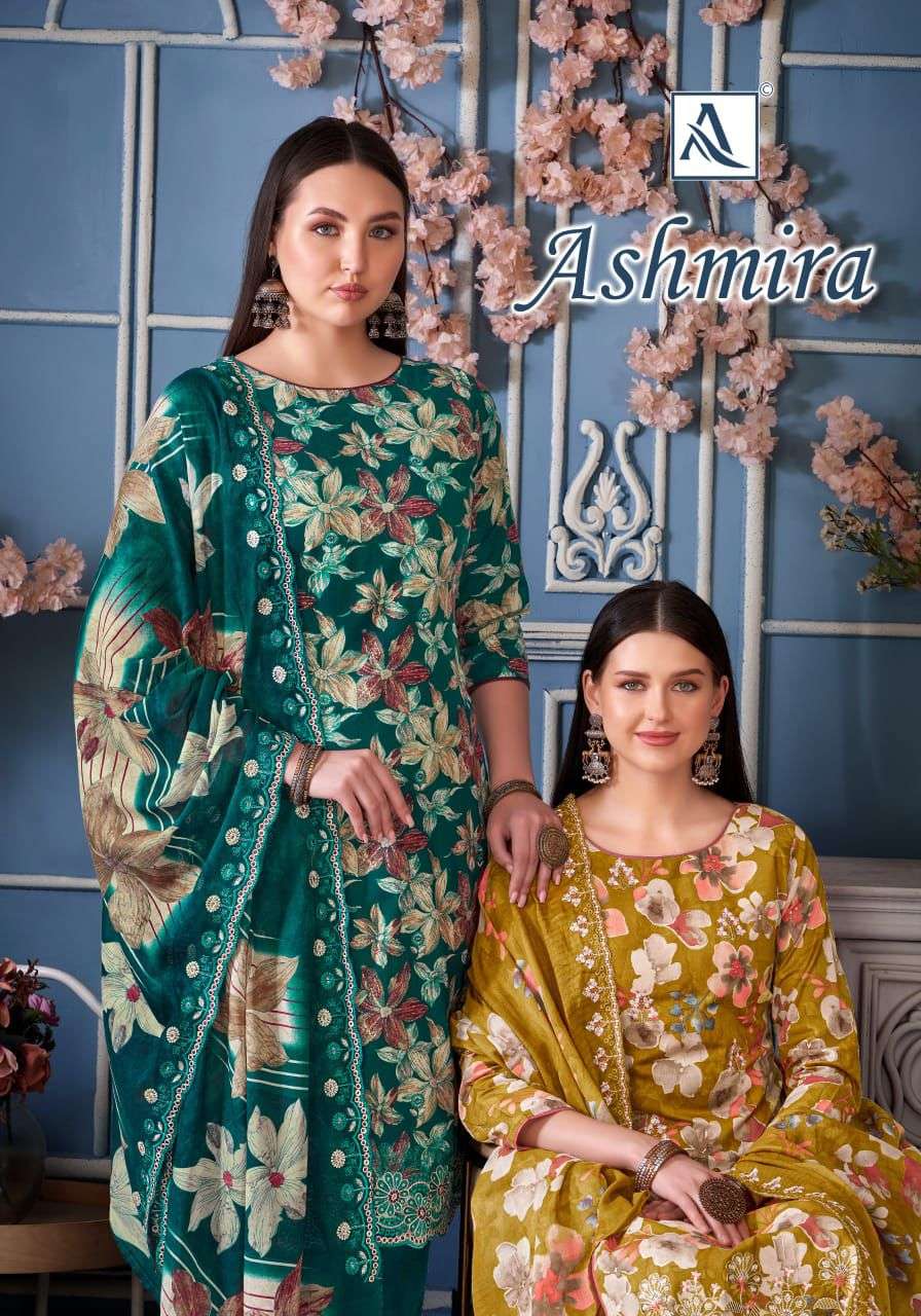 ashmira by alok suits pure cotton cambric salwar kameez wholesale price surat online market