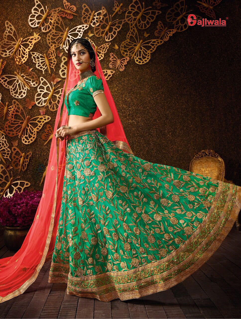Gajiwala Saree Manufacturers of Lehenga choli from Surat For any query  please cont… | Designer bridal lehenga choli, Bridal lehenga choli,  Designer bridal lehenga