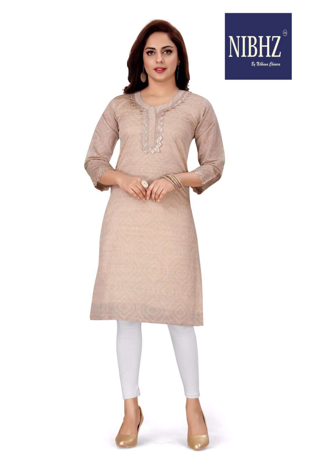 vitara diva gotapatti cotton jari work fancy kurtis online wholesale rate  supplier