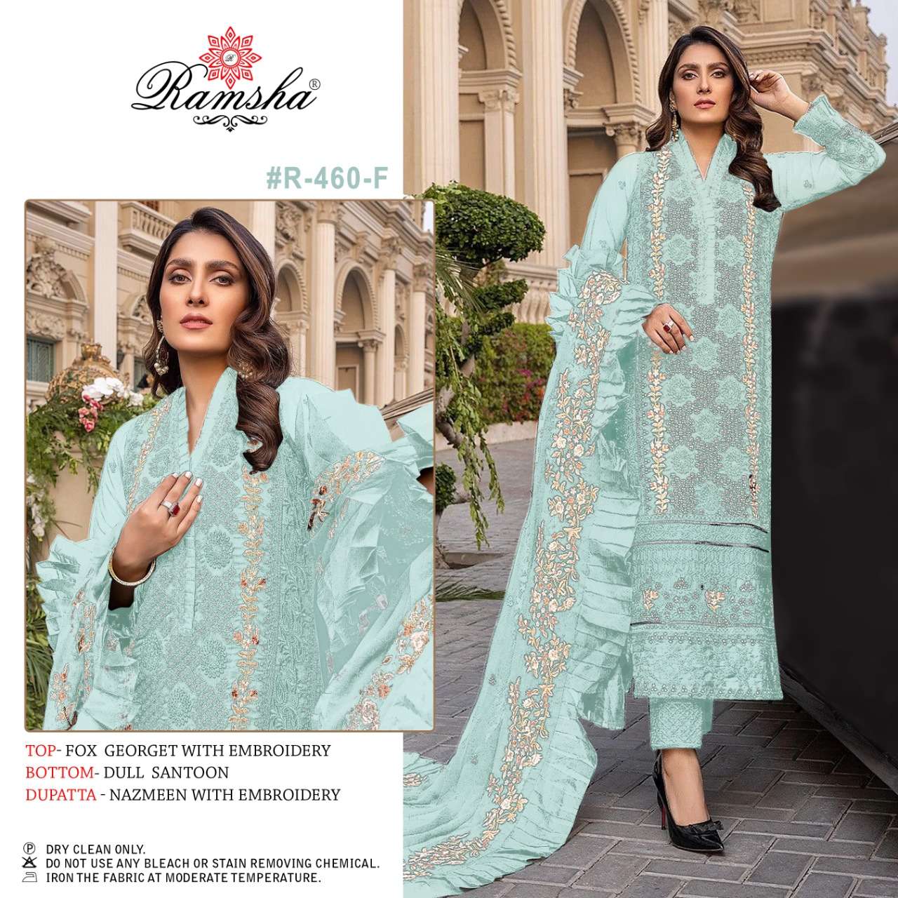 Ramsha R 1050 E To H Readymade Pakistani Suits Catalog - The Ethnic World