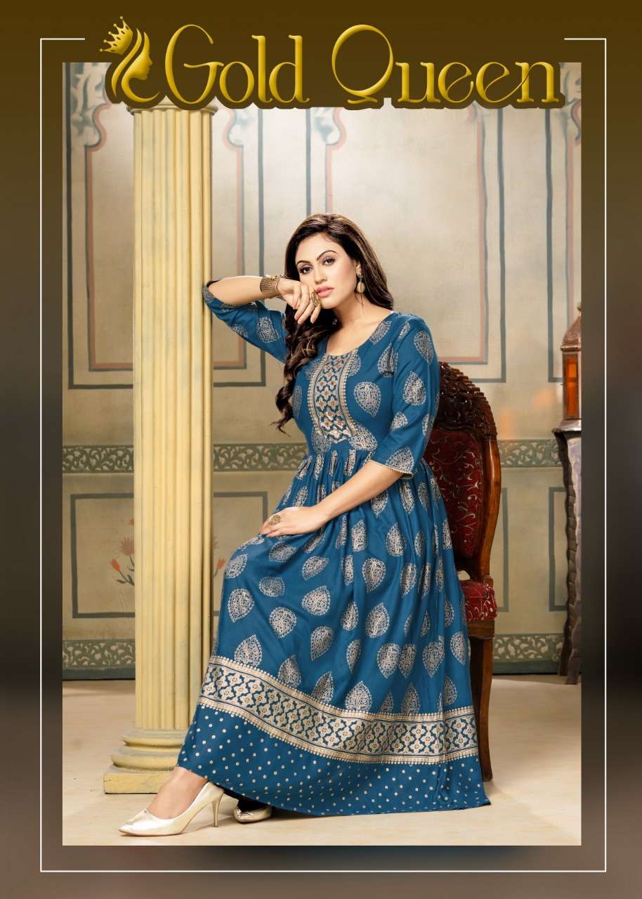 KRITIKA VOL 2 BY BEAUTY QUEEN RAYON READYMADE BEAUTIFUL FANCY FULL COMFORT  SUMMER SPECIAL READYMADE DAILY WEAR KURTI WITH SKIRT FOR WOMEN BEST FABRIC  SUPPLIER IN INDIA MALAYSIA USA - Reewaz International |