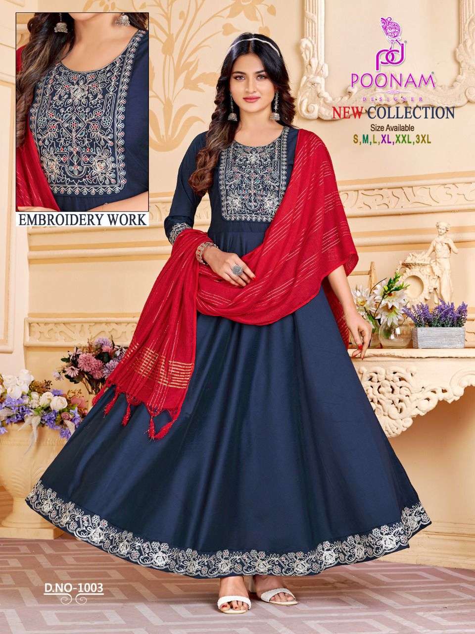 GOWN HIT DESIGN 01 BY FASHID WHOLESALE BEAUTIFUL STYLISH FANCY COLORFUL  CASUAL WEAR & ETHNIC WEAR