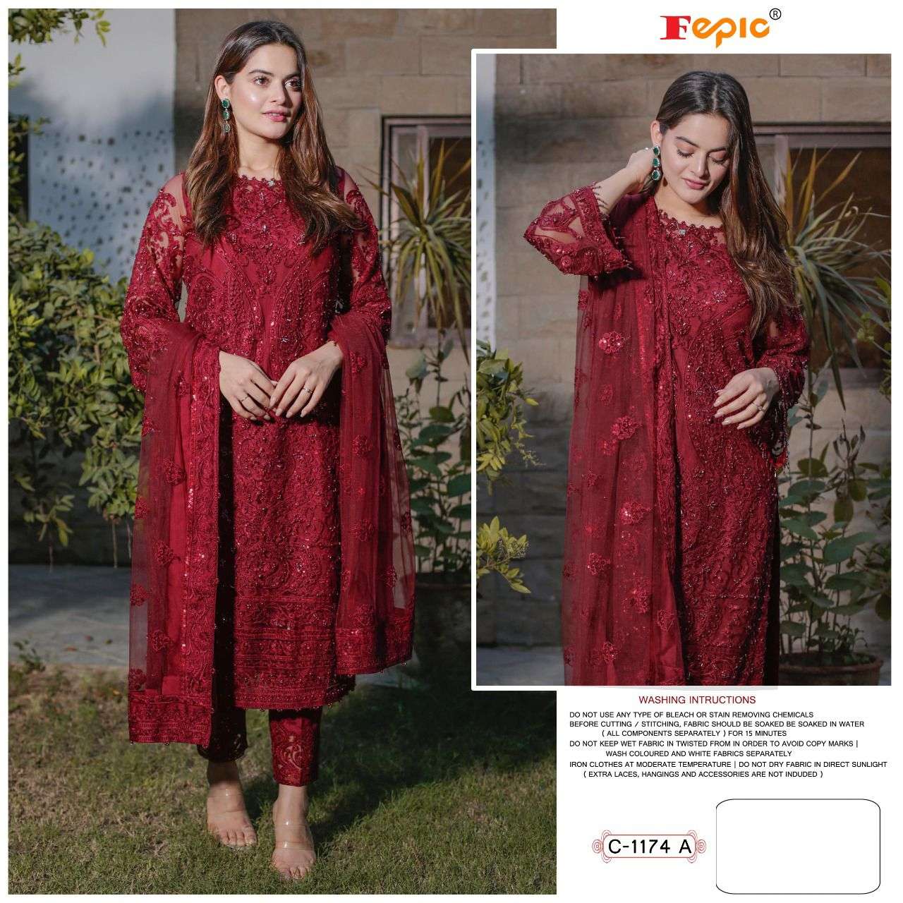 PAKISTANI PARTY WEAR DRESS AT WHOLESALE PRICE