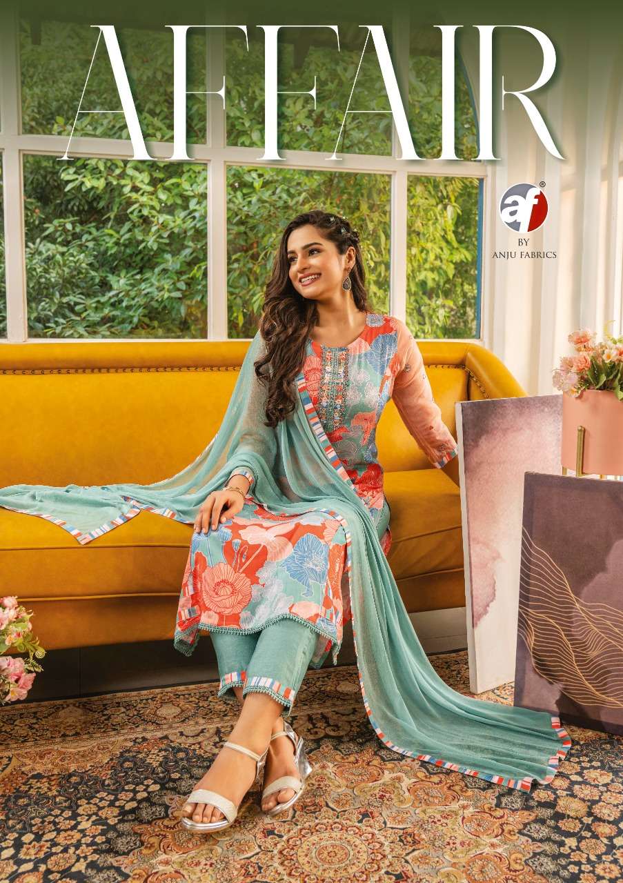 anju fabrics affair 2721 2726 series fancy designer top bottom with dupatta catalogue manufacturer surat 2023 01 20 15 03 27