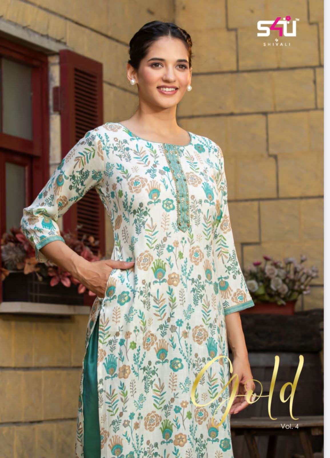 KNOT IT UP BY S4U 01 TO 06 SERIES COTTON RAYON PRINTED KURTIS
