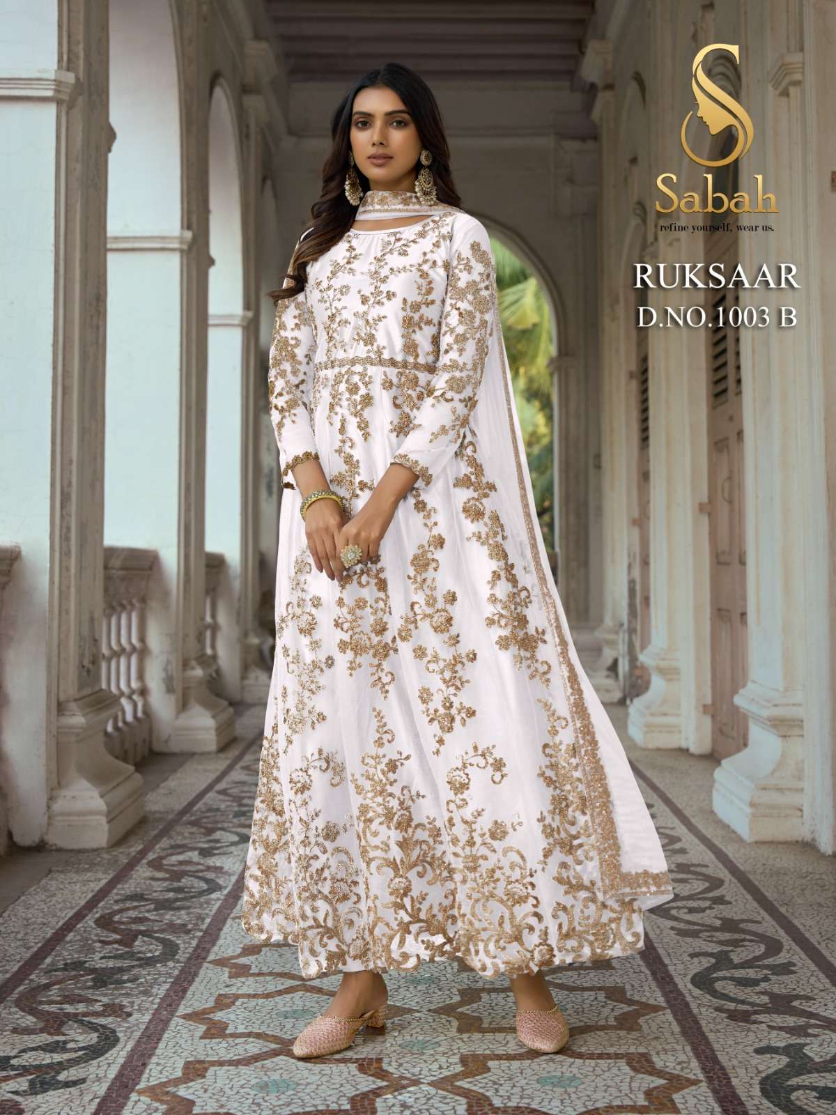 sabah ruksaar 1003 series exclusive designer salwar kameez collection online supplier surat