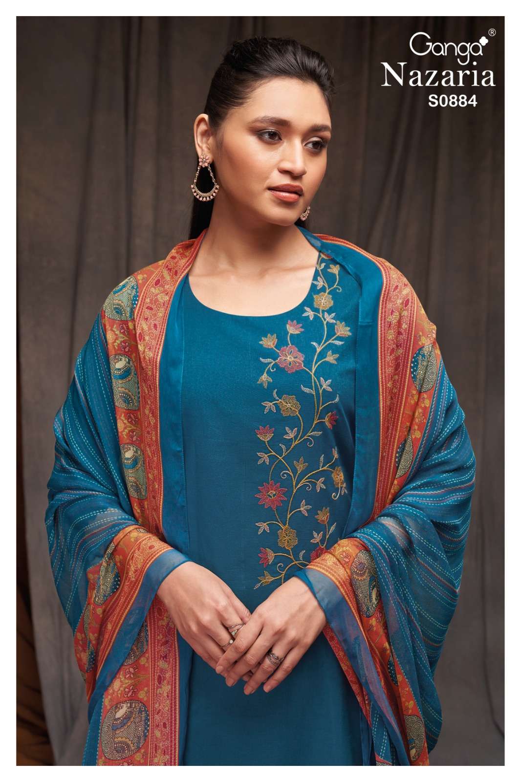 Ganga Fashions Ishani Premium Cotton Silk Suit S1827