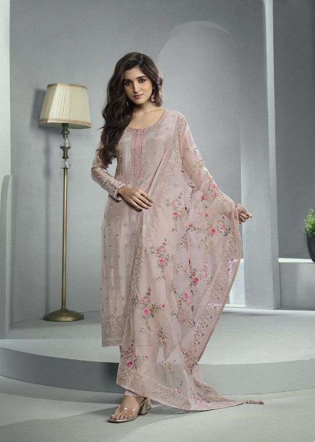 Georgette Embroidered Vipul Alia Two Tone Catonic Geo Wholesale Salwar Suit  Catalog, Semi Stitched at Rs 2195 in Surat