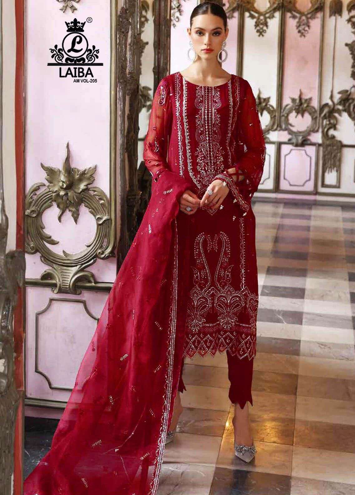 LSM Embroidered Kurti & Embroidered Trousers 2019 Collection