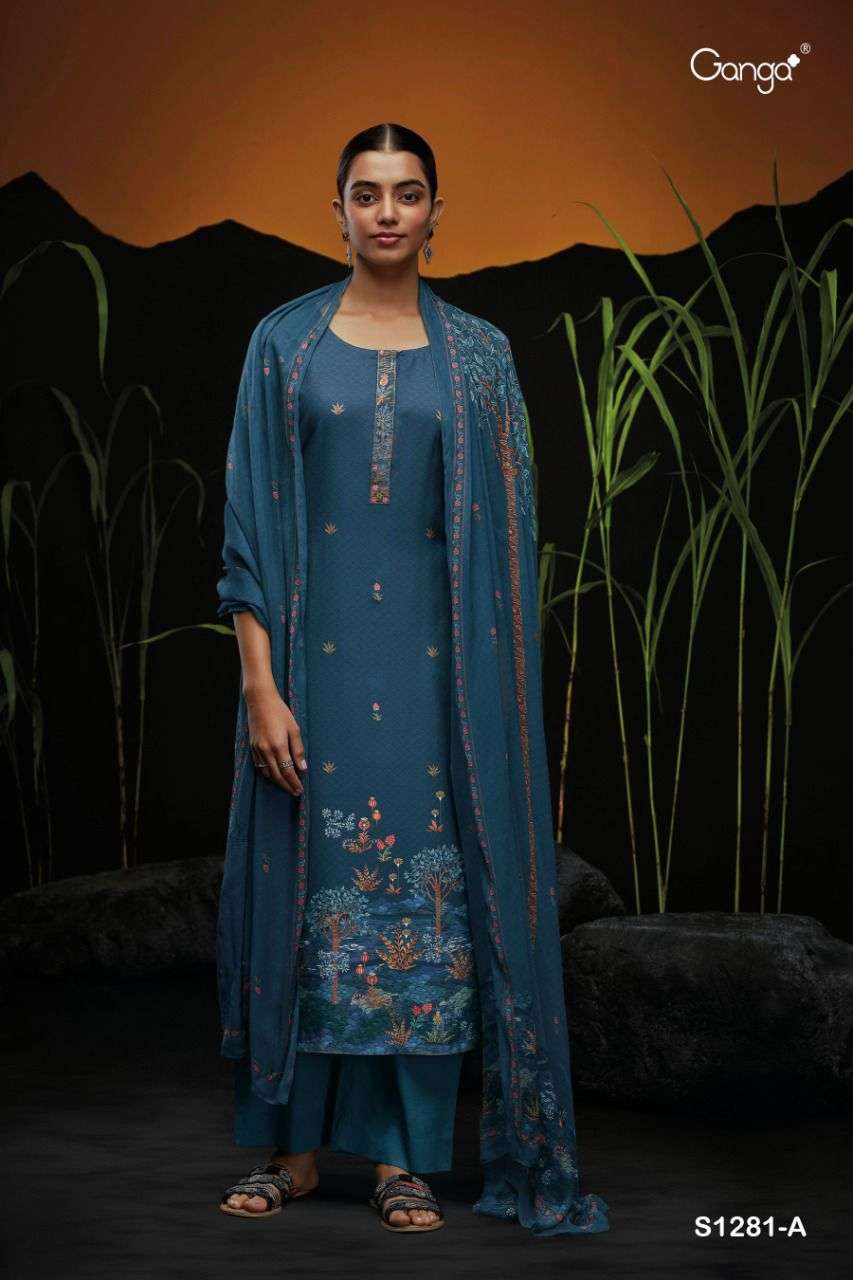 Ganga dress outlet material online shopping