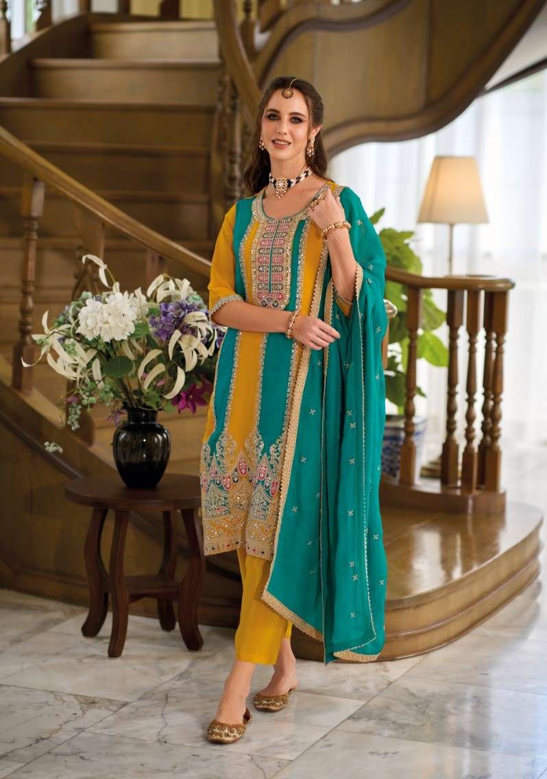 Party wear churidar collections hotsell