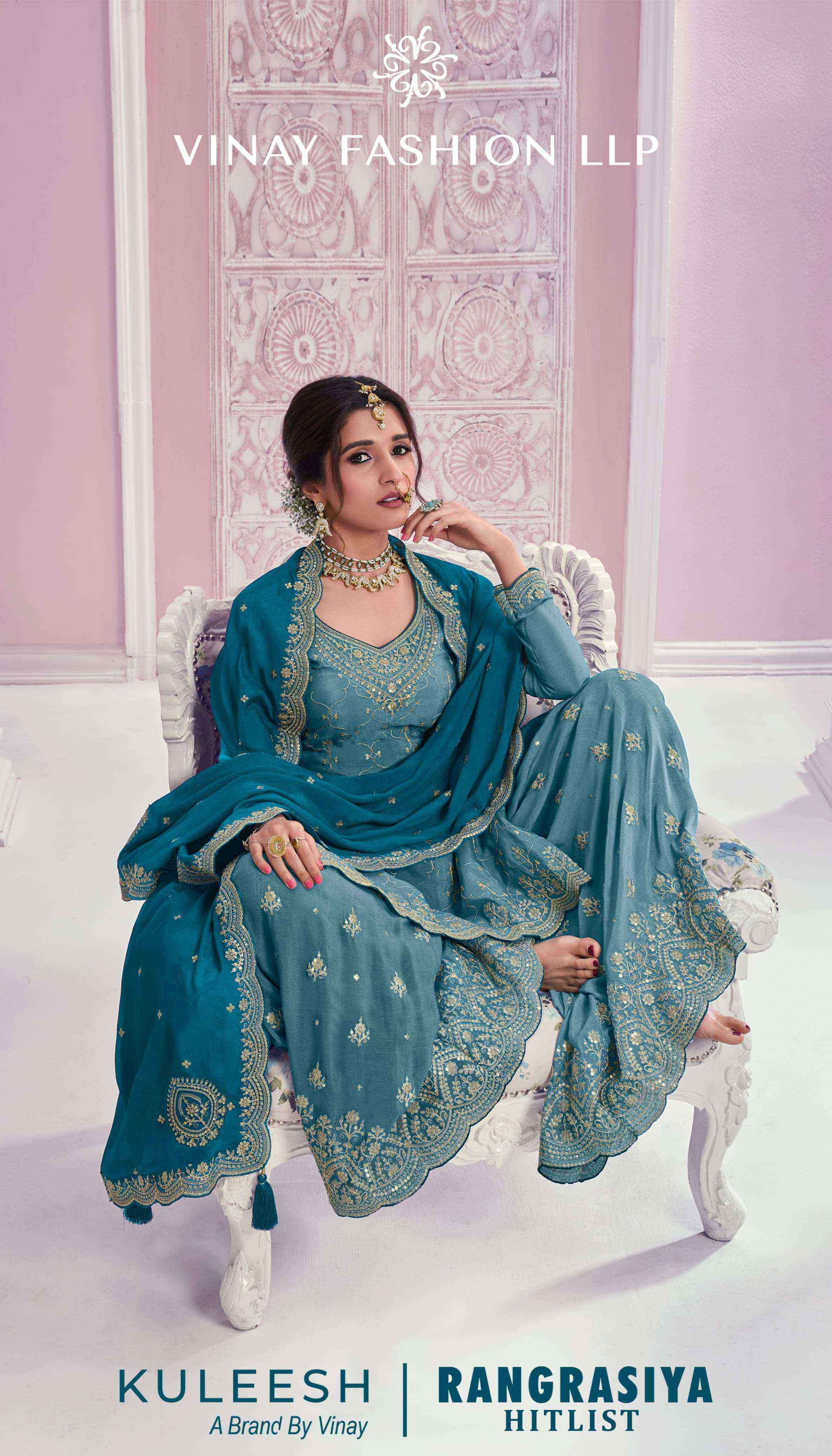 vinay fashion kuleesh rangrasiya chinnon embroidery ready to wedding wear collection wholesale surat vinay fashion kuleesh rangrasiya chinnon embroidery ready to wedding wear collection wholesale surat